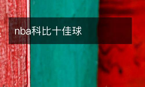 nba科比十佳球